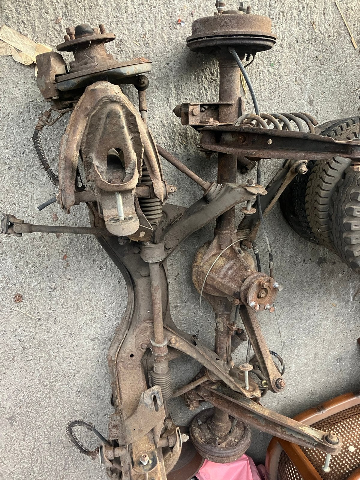 Ford taunus tc1 onderdelen, Ophalen, Ford