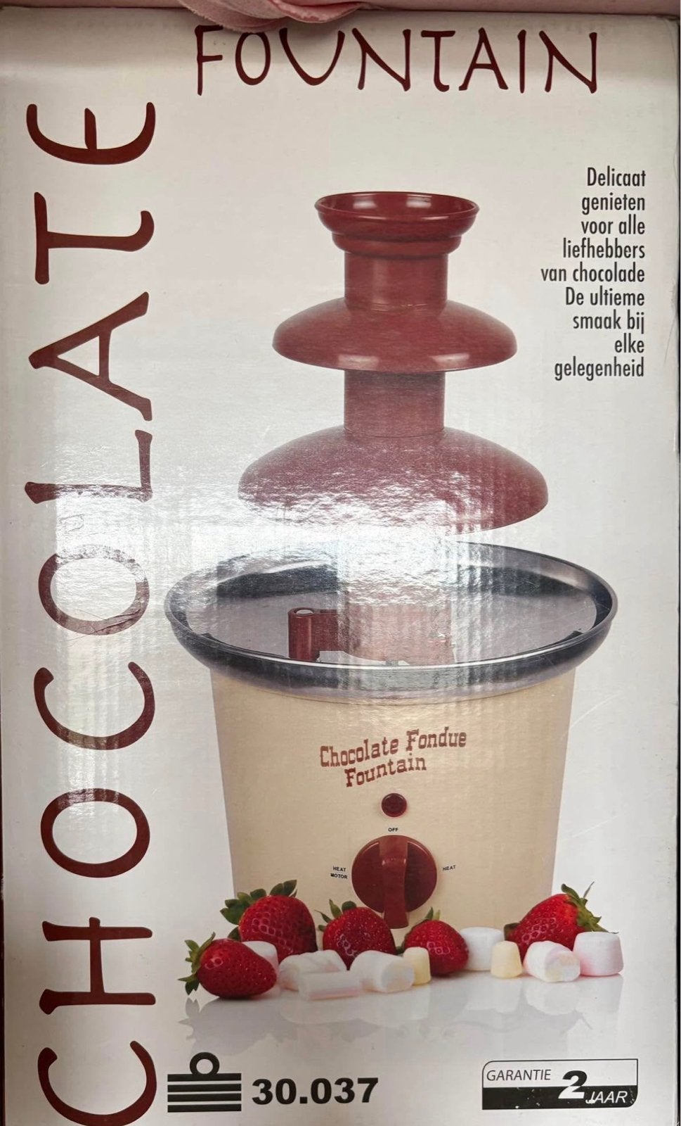 Chocolade Fonduefontein - Perfect voor elke gelegenheid, Witgoed en Apparatuur, Fonduesets, Ophalen of Verzenden, Zo goed als nieuw