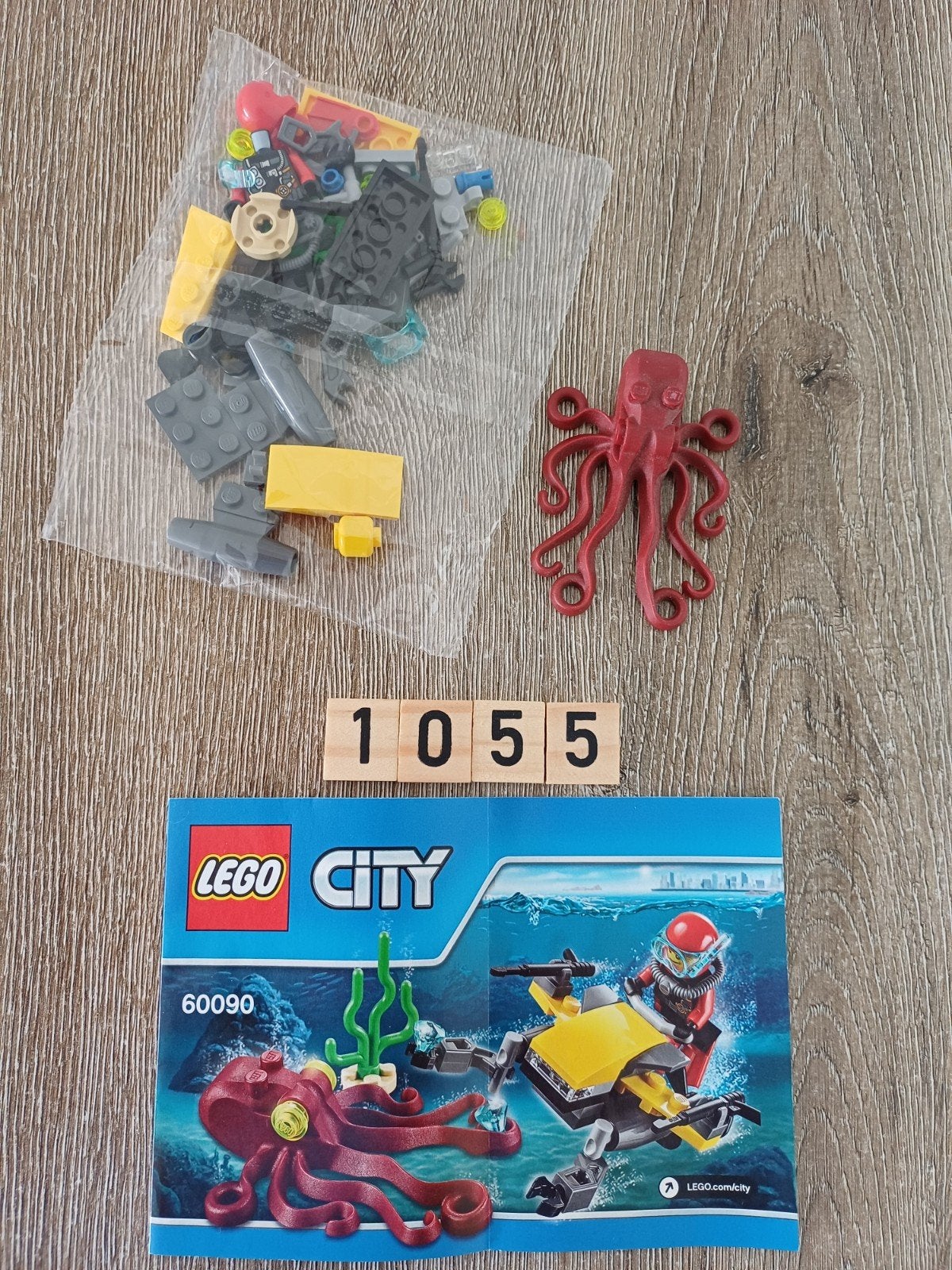 Lego City Diepzee Scooter 60090, Ophalen of Verzenden, Zo goed als nieuw