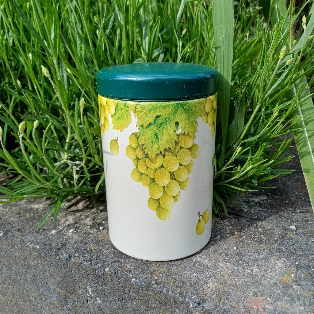 Vintage Brabantia blik met druiven, Ophalen of Verzenden, Gebruikt, Overige, Overige merken
