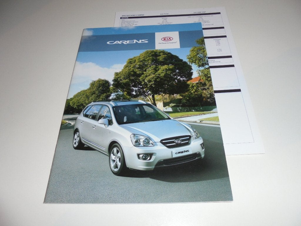 brochure Kia Carens  2006, Ophalen of Verzenden, Nieuw, Overige merken