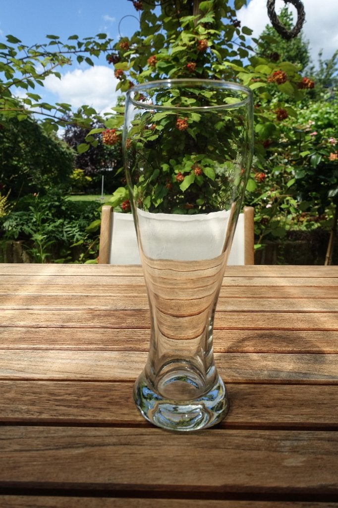 glazen vaasje oftewel mega bier glas, Ophalen, Zo goed als nieuw, Bierglas