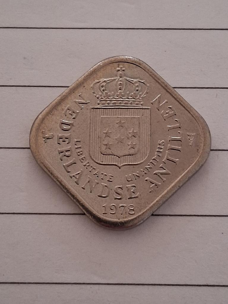 5 cent 1978 Nederlandse Antillen, Postzegels en Munten, Munten | Nederland, Ophalen of Verzenden, Koningin Juliana, 5 cent, Losse munt