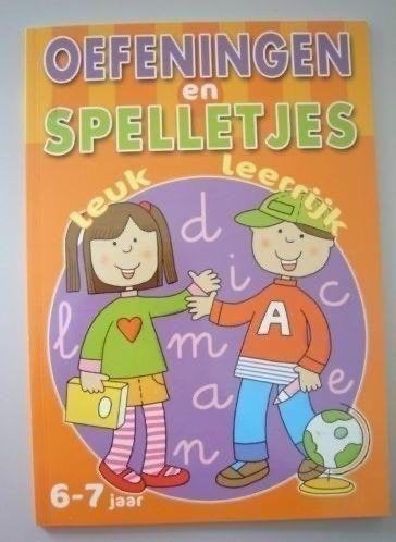 Nieuw kinderboek Oefeningen en Spelletjes (6-7 jaar), Ophalen, Nieuw, Taal en Lezen