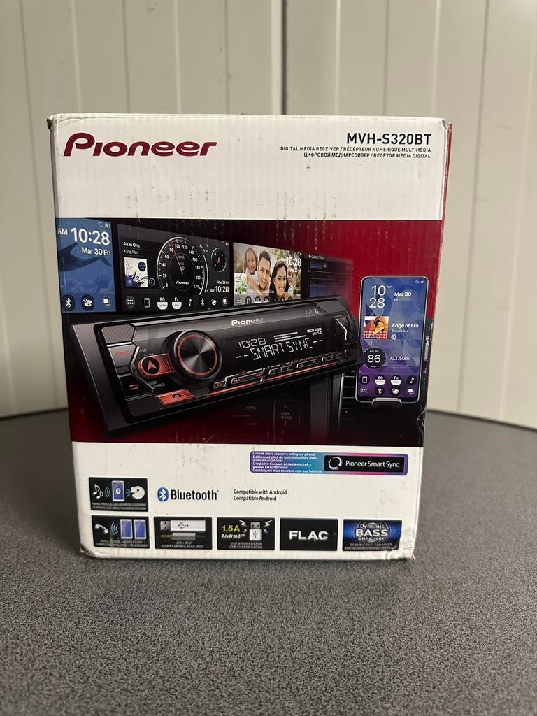 Pioneer MVH-S320BT - Autoradio met Bluetooth - USB - 1 Din, Ophalen of Verzenden, Zo goed als nieuw