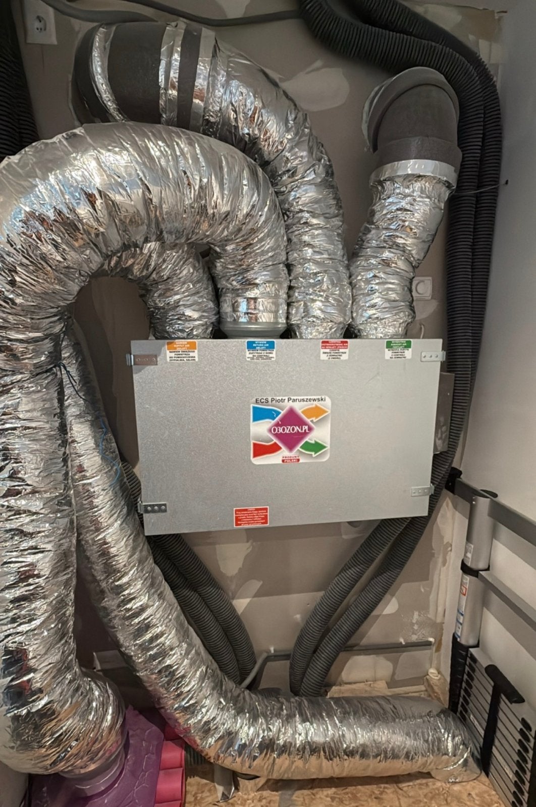 WTW ventilatie-unit – werkend – wegens vervanging, Ophalen, Zo goed als nieuw, Ventilator en Afzuiger