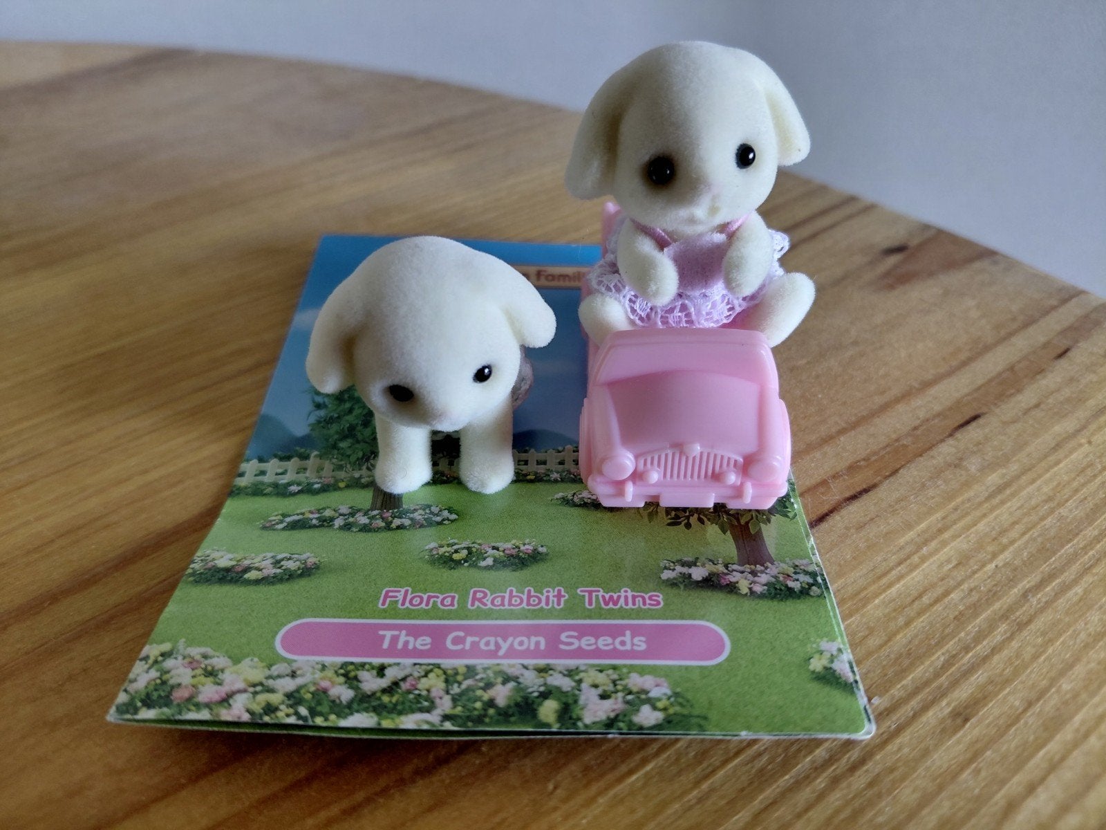 Sylvanian Families baby hangoor konijntjes compleet, Ophalen of Verzenden, Zo goed als nieuw, Poppenhuispop