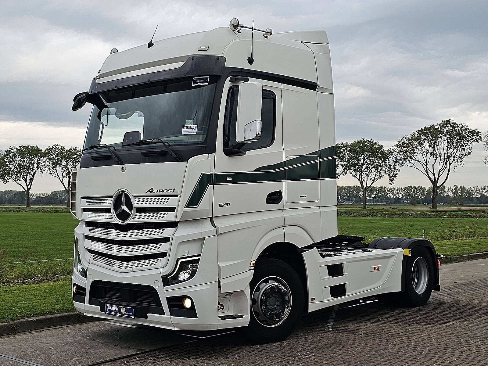 MERCEDES-BENZ ACTROS 1851 LS BIG SPACE,2Xtank,Standklima,oil, Automaat, Euro 6, 510 pk, Wit