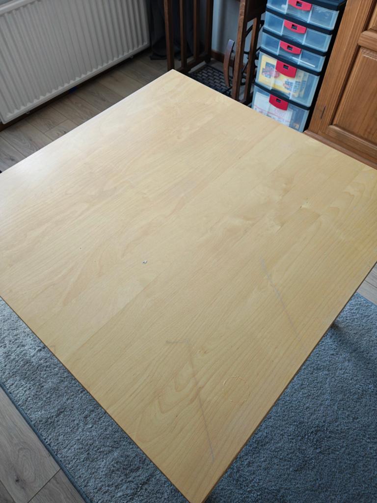 IKEA Bjursta Uitschuifbare Eettafel - 3 Formaten, Ophalen, Gebruikt, 50 tot 100 cm, Vijf personen of meer