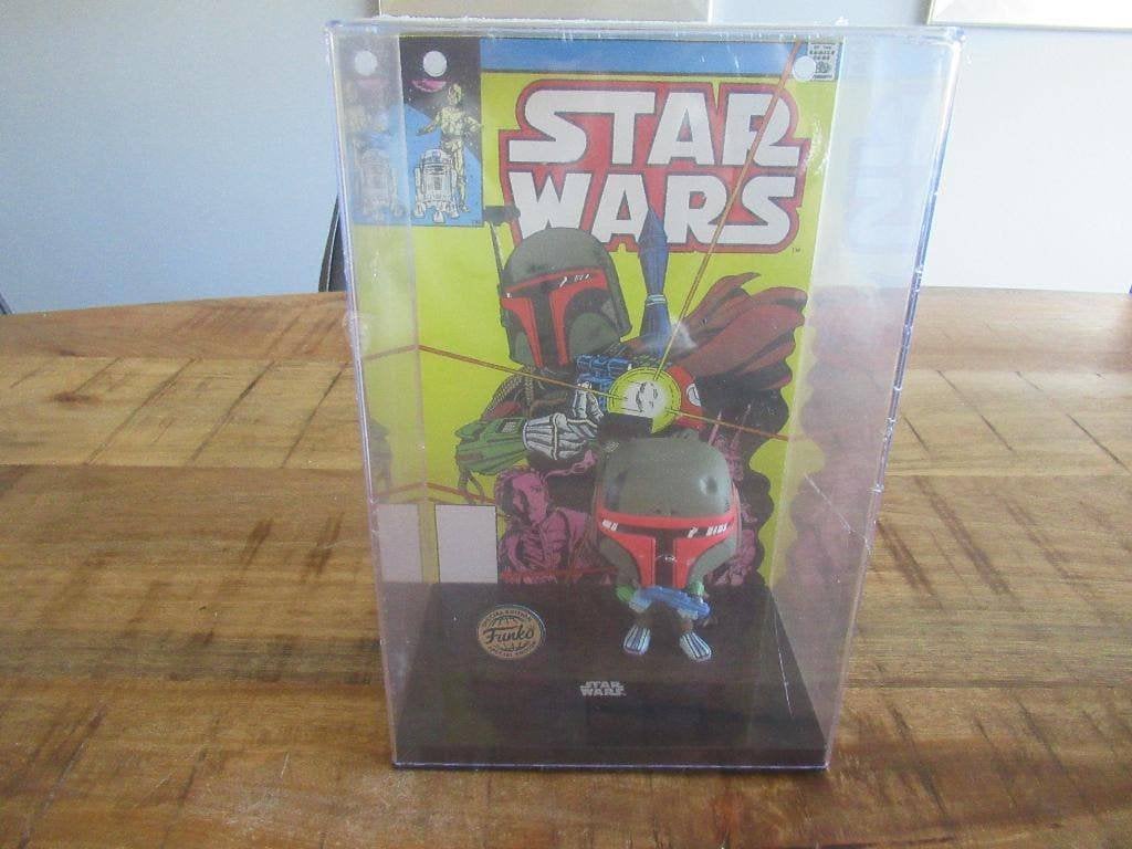 Nieuw ongeopend Funko pop Star Wars boba Fett in kijkdoos, Ophalen of Verzenden, Nieuw, Actiefiguurtje
