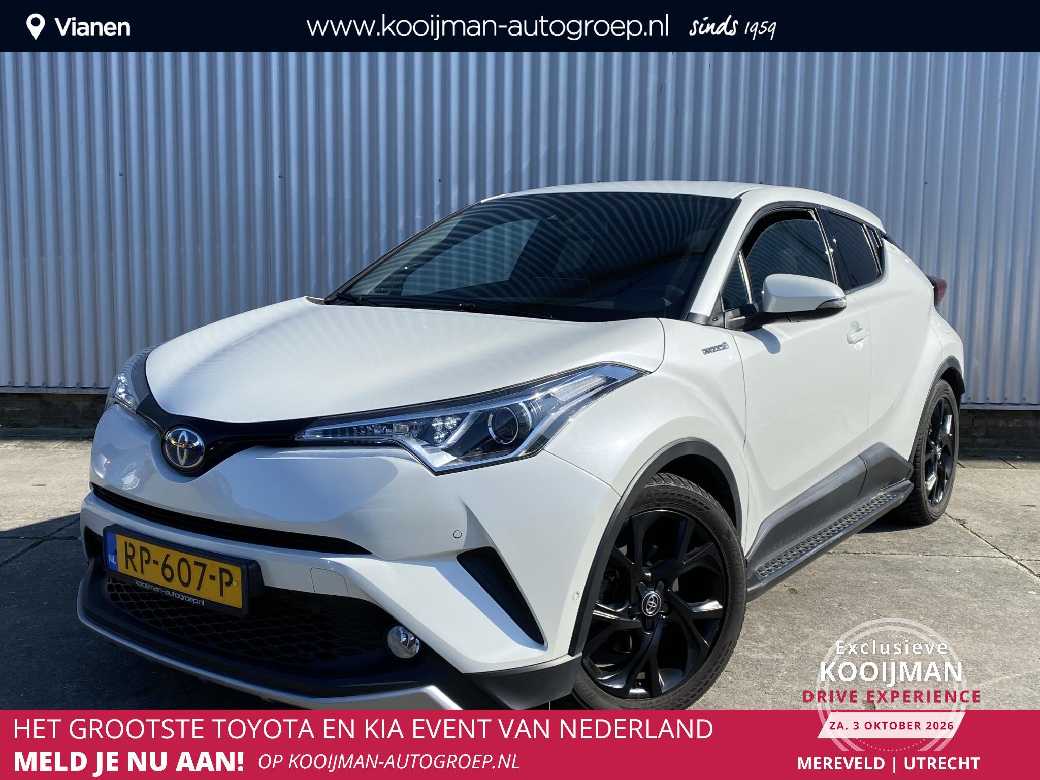 Toyota C-HR 1.8 Hybrid Black Edition, Auto's, Euro 6, 4 cilinders, 26 km/l, Hybride Elektrisch/Benzine