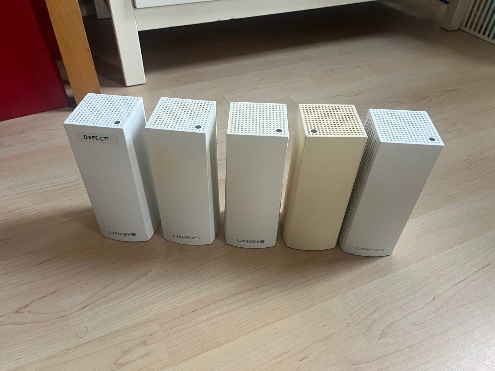 Linksys Velop WHW03 v2 Mesh-WiFi Systeem - 4 Nodes, Computers en Software, Ophalen, Gebruikt, Router
