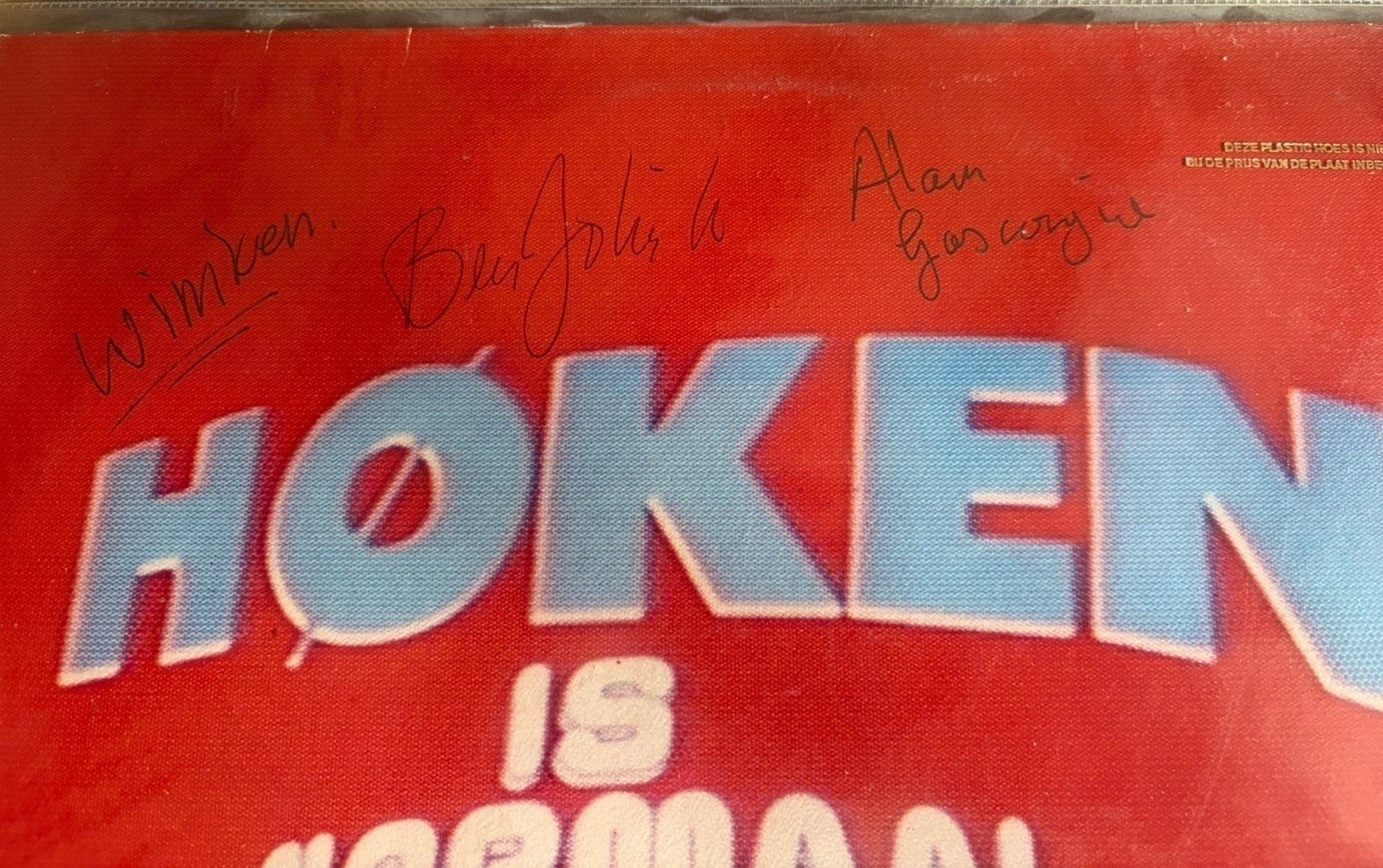 Normaal LP - Hoken is Normaal met 3 Handtekeningen, Cd's en Dvd's, Ophalen of Verzenden, Overige formaten