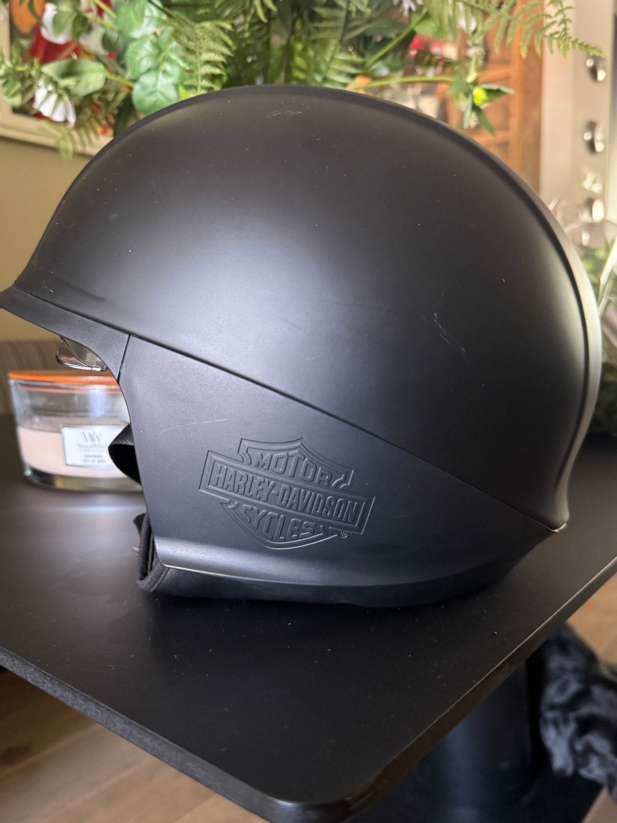 Harley Davidson Open Face Helm met Zonnevizier - Maat M, Motoren, Kleding | Motorhelmen, Overige merken, M, Jethelm, Kinderen