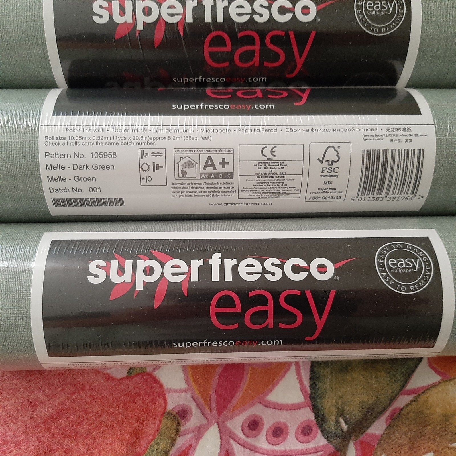 Vliesbehang Super fresco easy, Ophalen