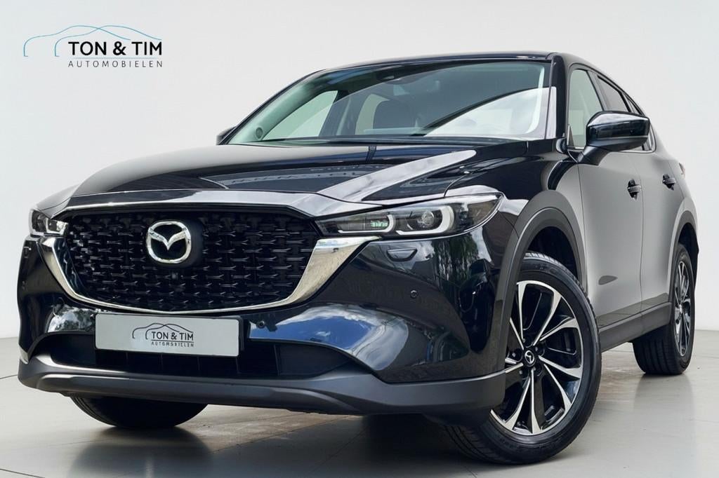Mazda CX-5 2.5 SkyActiv-G 194 Sportive AUT DealerOH '22, Stof, Gebruikt, Zwart, 4 cilinders