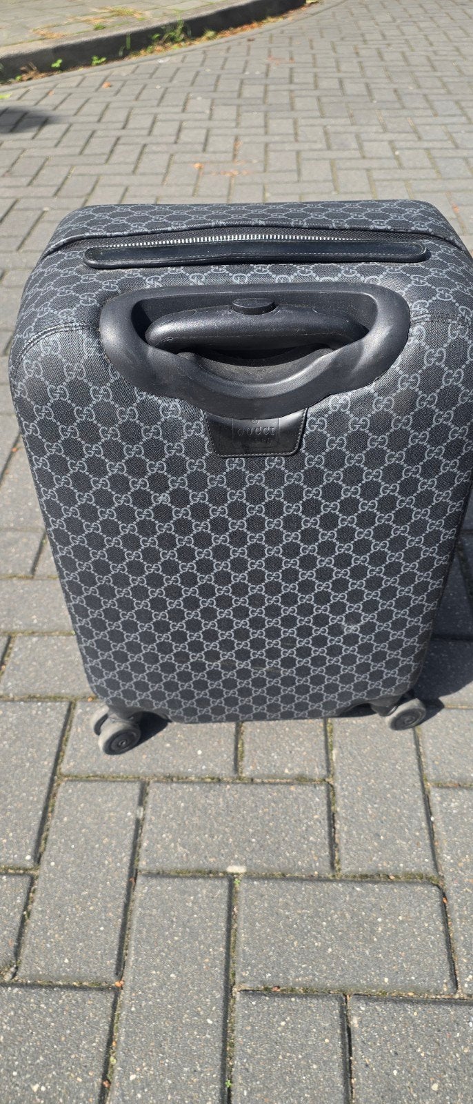 Gucci koffer met wieltjes en uitschuifbare handgreep, Ophalen, Wieltjes, Gebruikt, 50 tot 60 cm