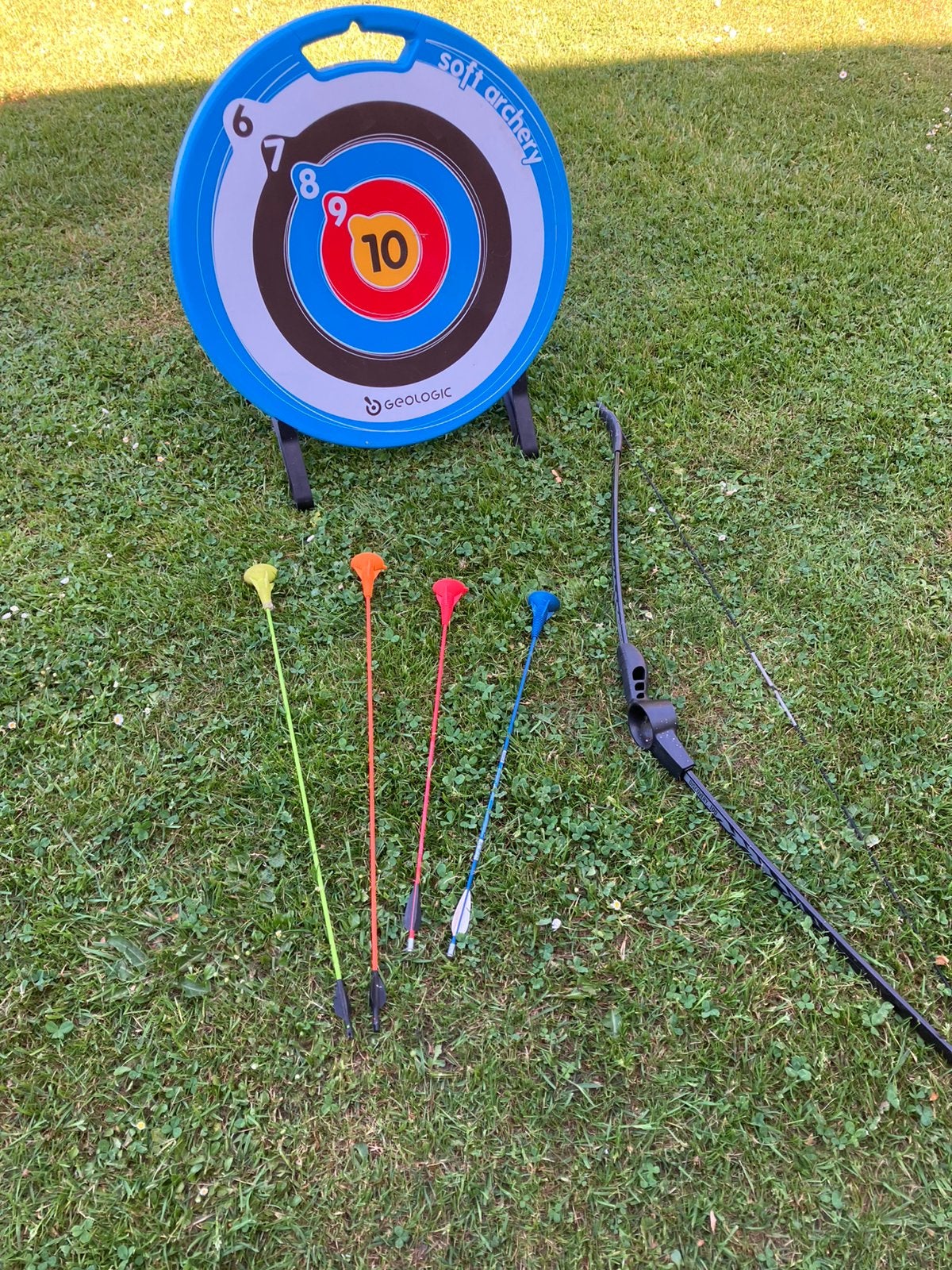 Pijl en boog set voor kinderen, Sport en Fitness, Handboogschieten, Ophalen, Zo goed als nieuw, Pijlen