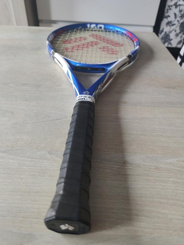 Tecno Pro tennisracket - Blauw/Wit L1, Sport en Fitness, Tennis, Overige merken, Gebruikt, L1, Ophalen of Verzenden