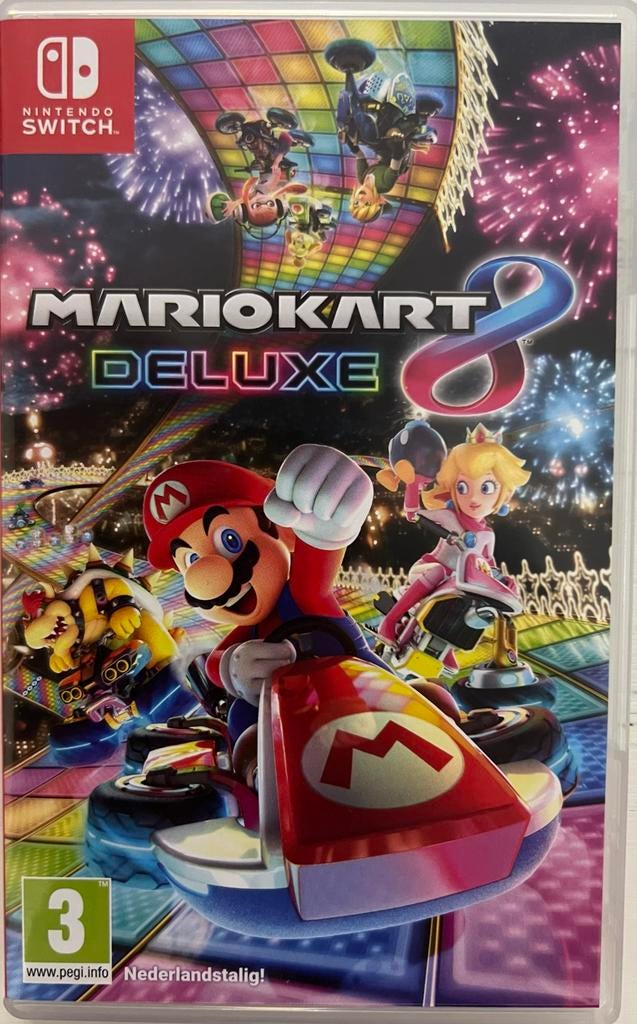 Mario Kart 8 Deluxe - Nintendo Switch, Racen en Vliegen, Eén computer, Ophalen of Verzenden, Zo goed als nieuw