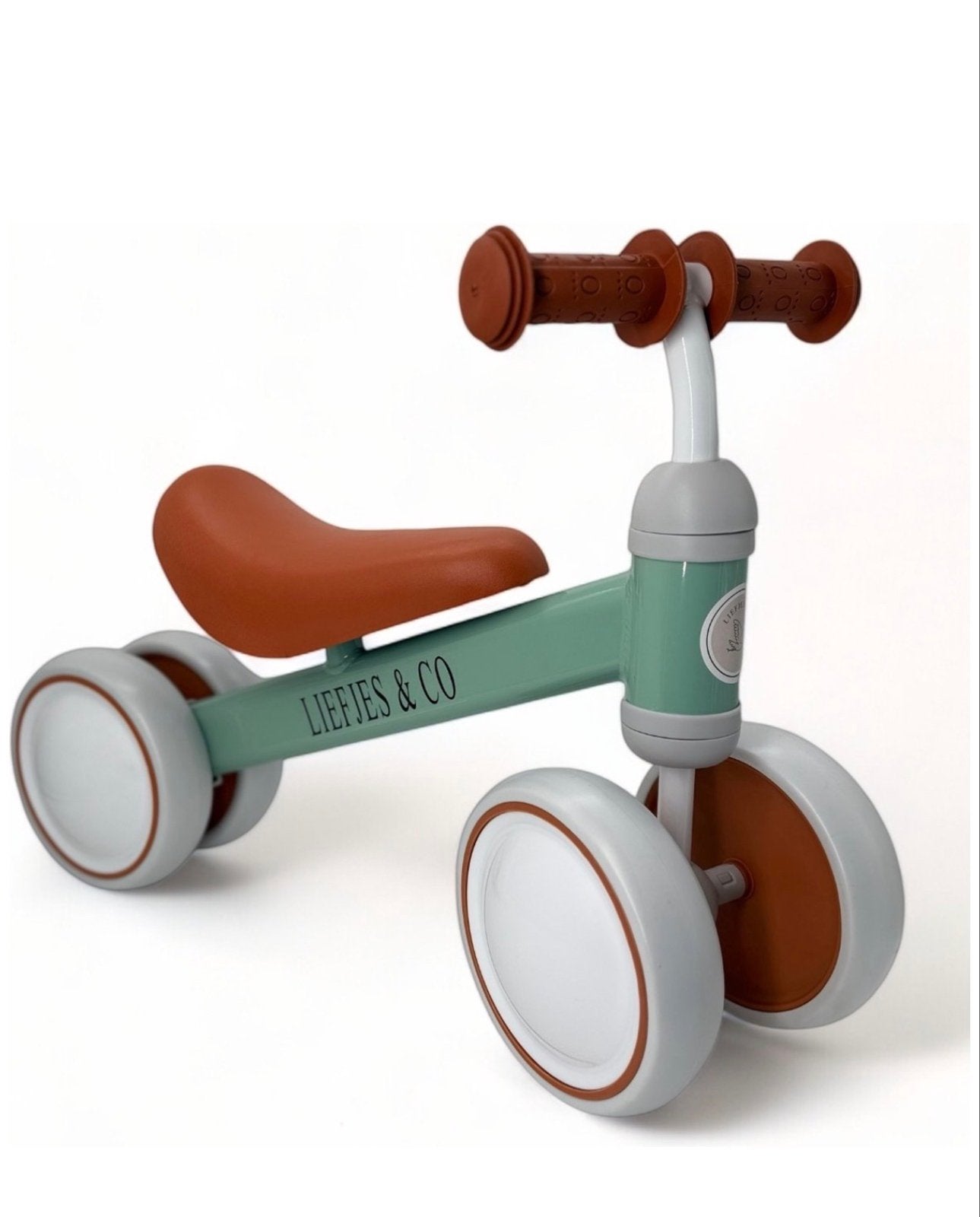 Liefjes & Co Loopfietsje - Mintgroen, Ophalen of Verzenden, Zo goed als nieuw, Loopfiets