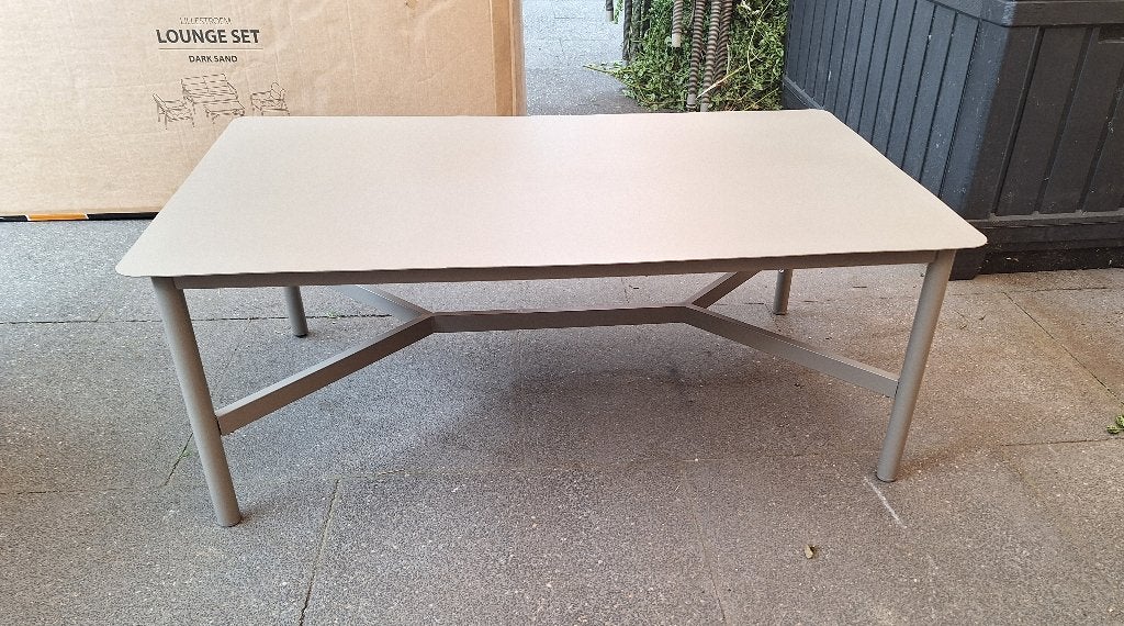 Tuin salon tafel nieuw, Ophalen, Nieuw, Rechthoekig, Metaal