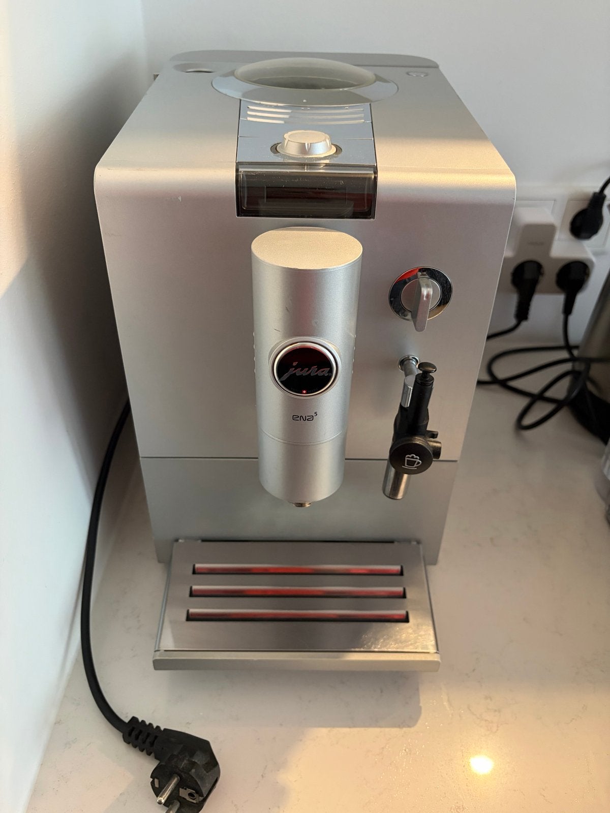 Jura ENA 3 koffiezetapparaat -, Witgoed en Apparatuur, Stoompijpje, Gebruikt, Koffiemachine, 2 tot 4 kopjes