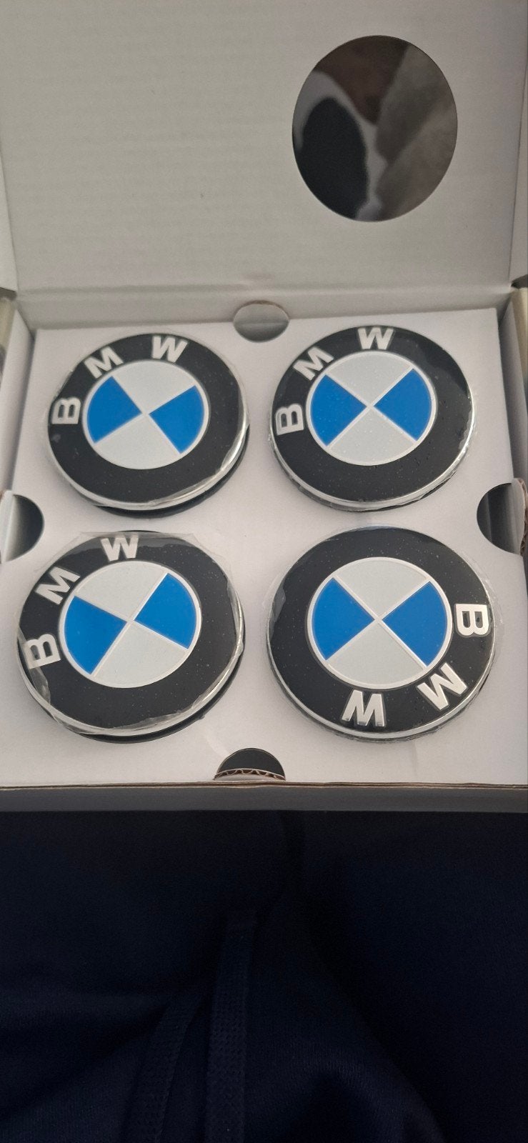 Originele BMW Naafdoppen 65 mm - Zwevend Logo, Auto-onderdelen, Ophalen of Verzenden, Nieuw