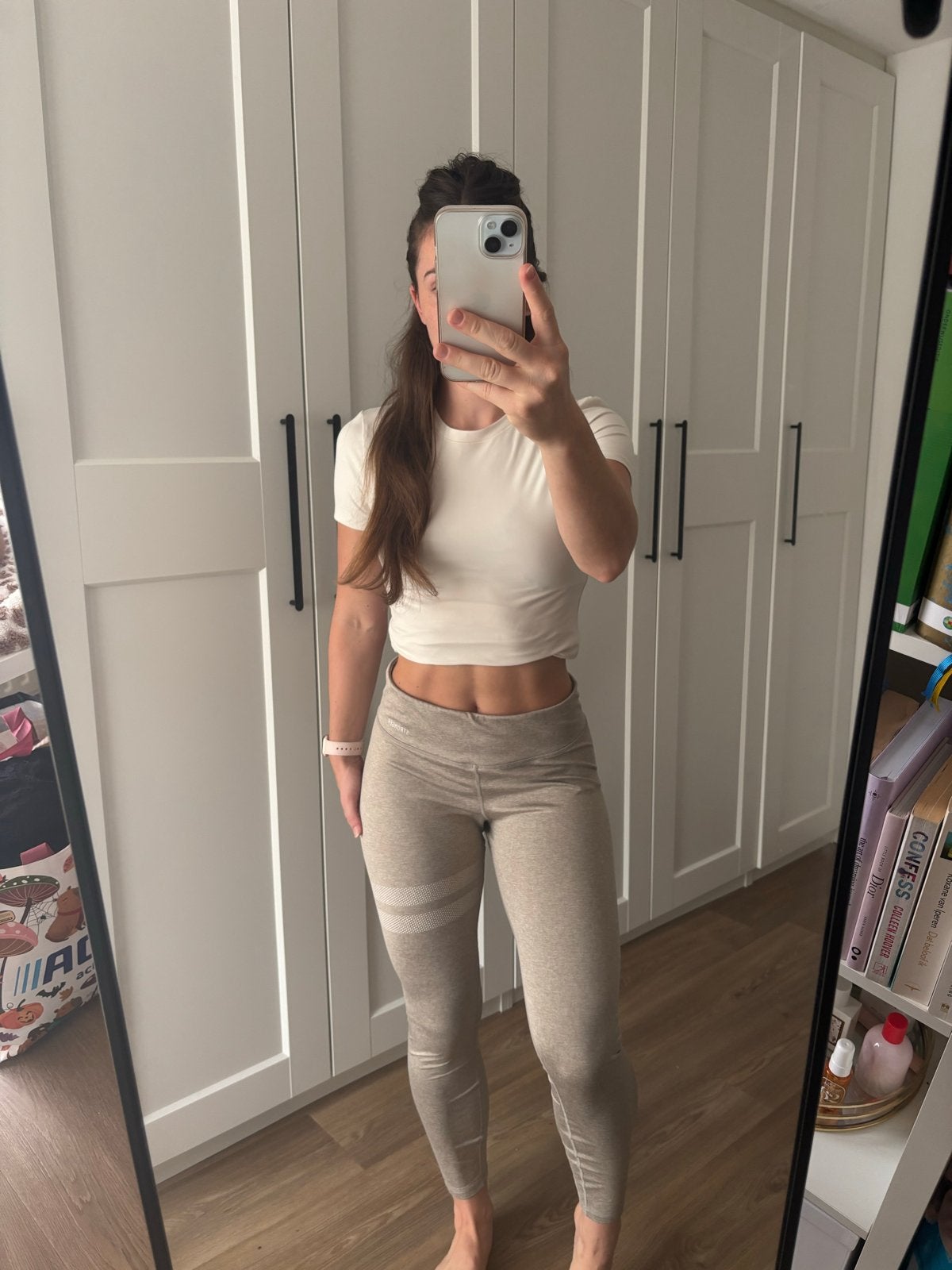 Stronger sportlegging Maat L, Kleding | Dames, Beige, Maat 42/44 (L), Ophalen of Verzenden, Fitness of Aerobics