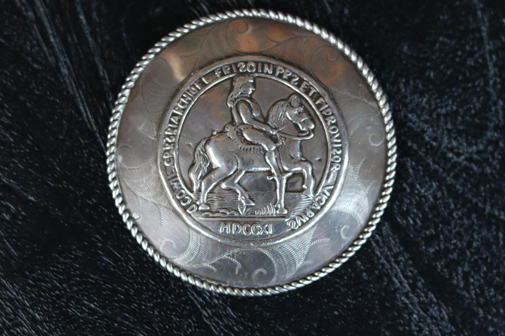 Zilveren broekstuk, Antiek en Kunst, Antiek | Goud en Zilver, Ophalen of Verzenden, Zilver