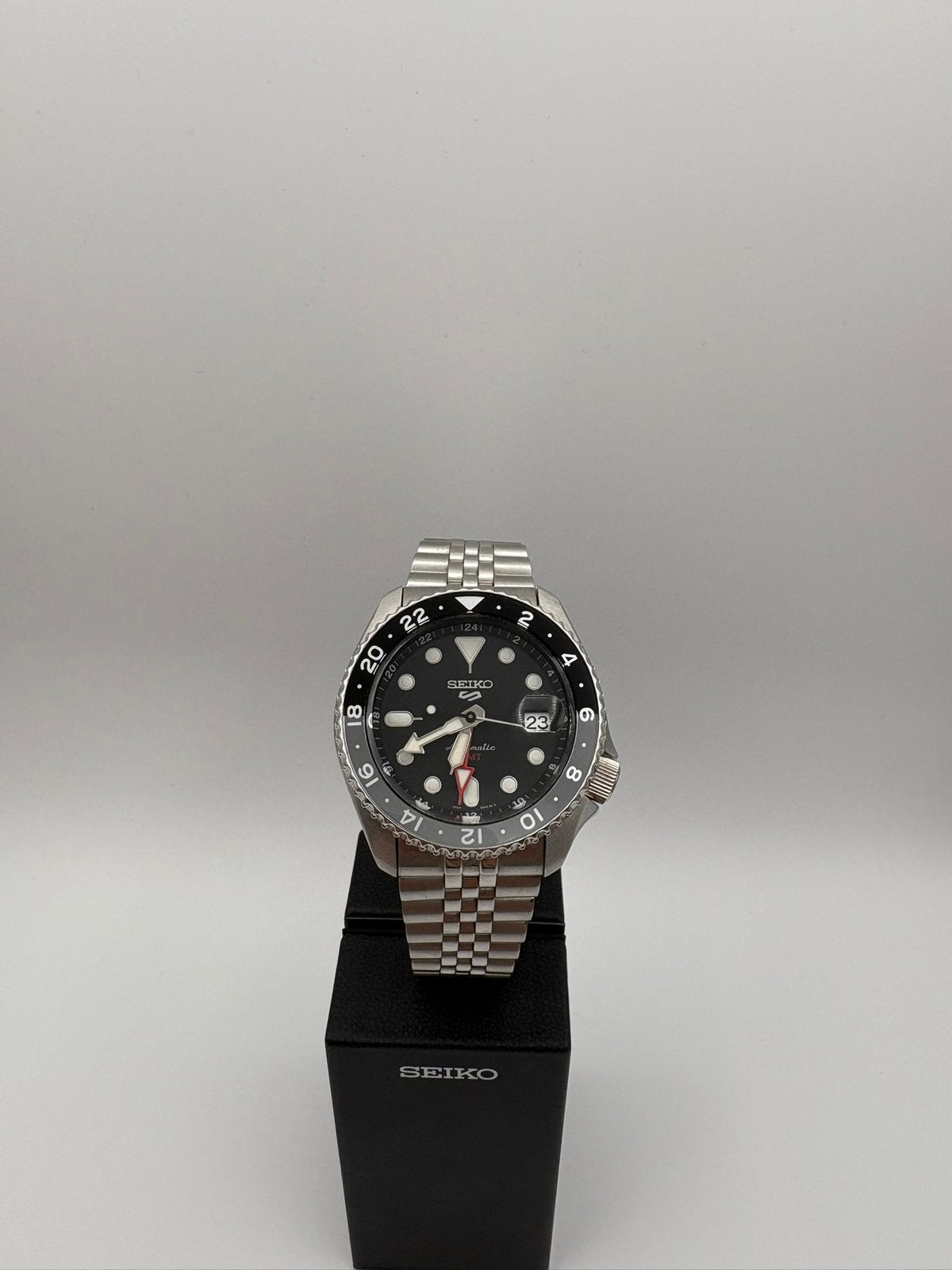 Seiko Bruce Wayne SSK001K1, Zwart, IOS, Ophalen of Verzenden, Zo goed als nieuw