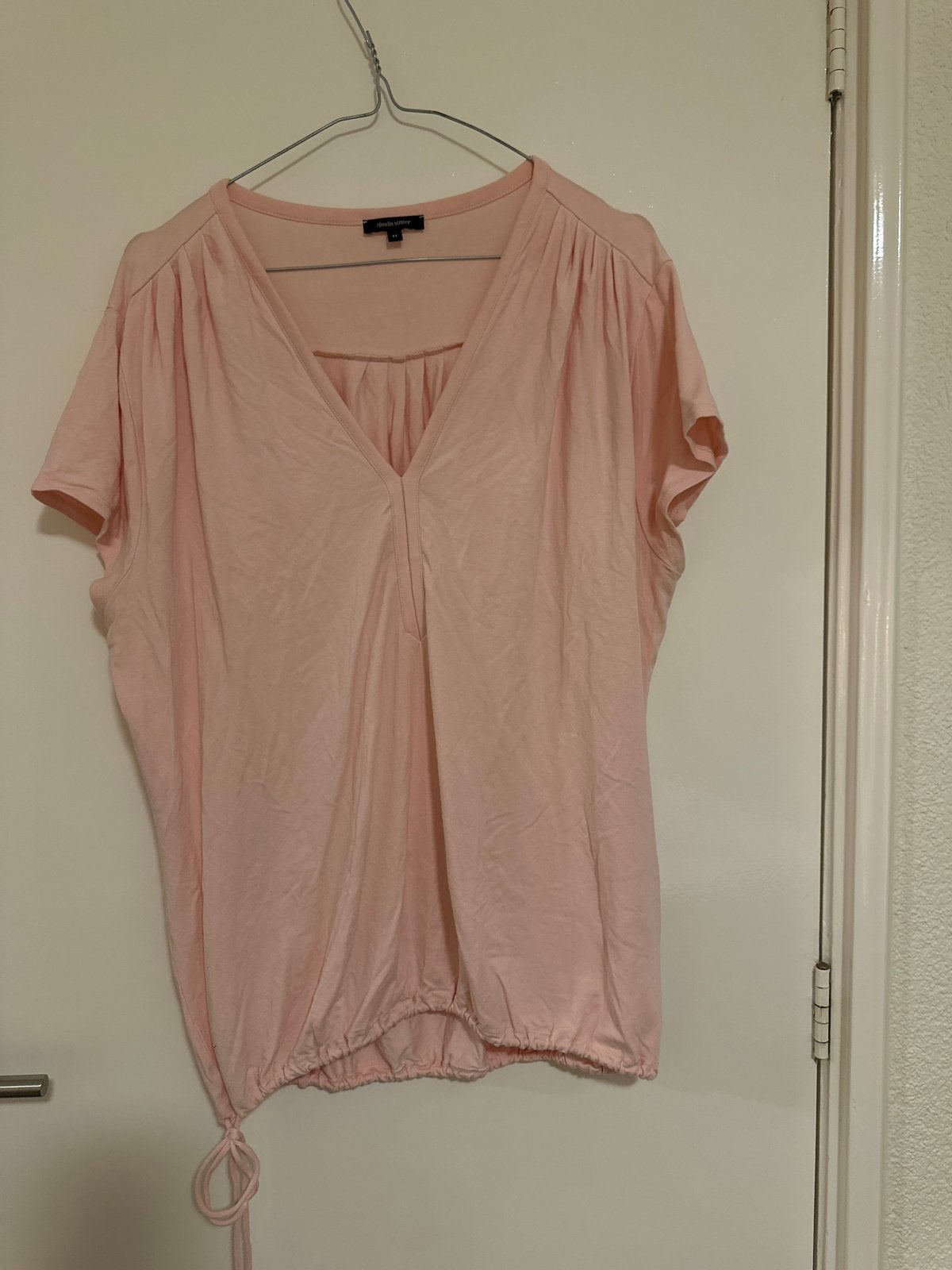 Roze Claudia Sträter top met korte mouwen, maat 44, Maat 42/44 (L), Ophalen of Verzenden, Zo goed als nieuw, Korte mouw