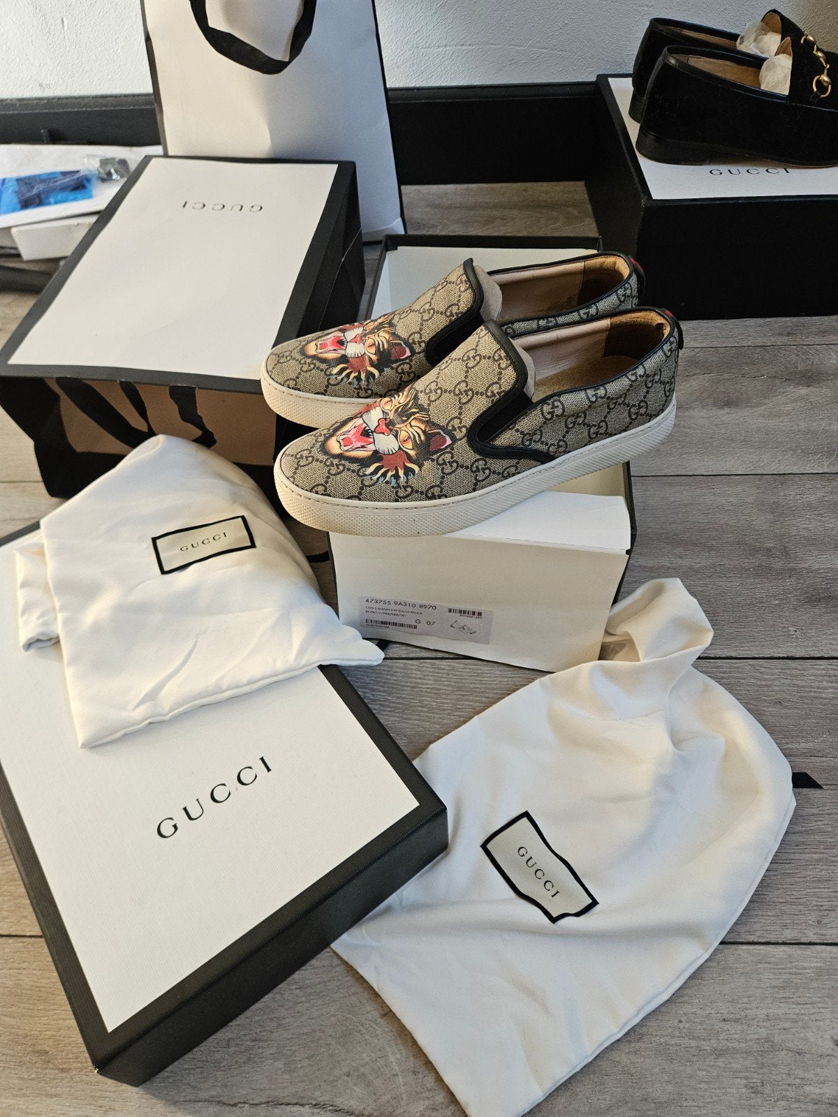 gucci angry cat schoenen fendi louis vuitton prada nike, Ophalen of Verzenden