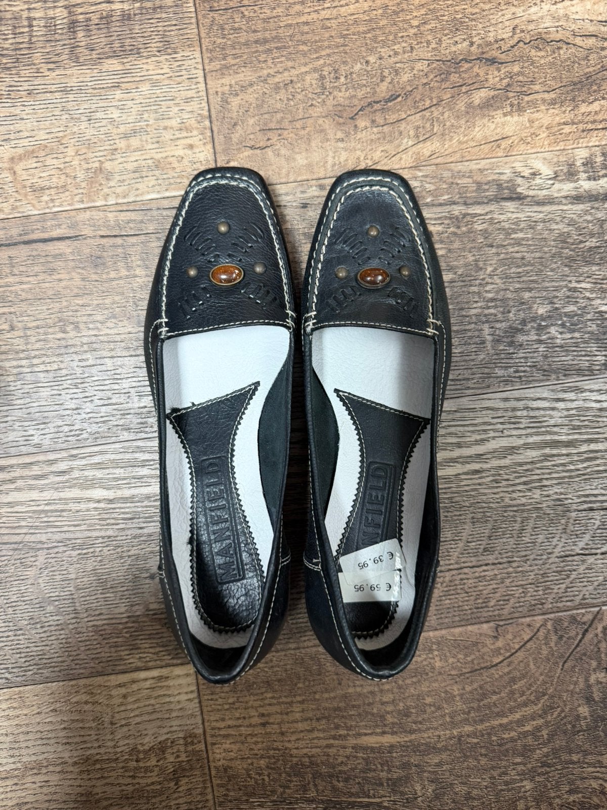 Manfield schoenen, size 36, Schoenen met lage hakken, Blauw, Nieuw, Ophalen of Verzenden