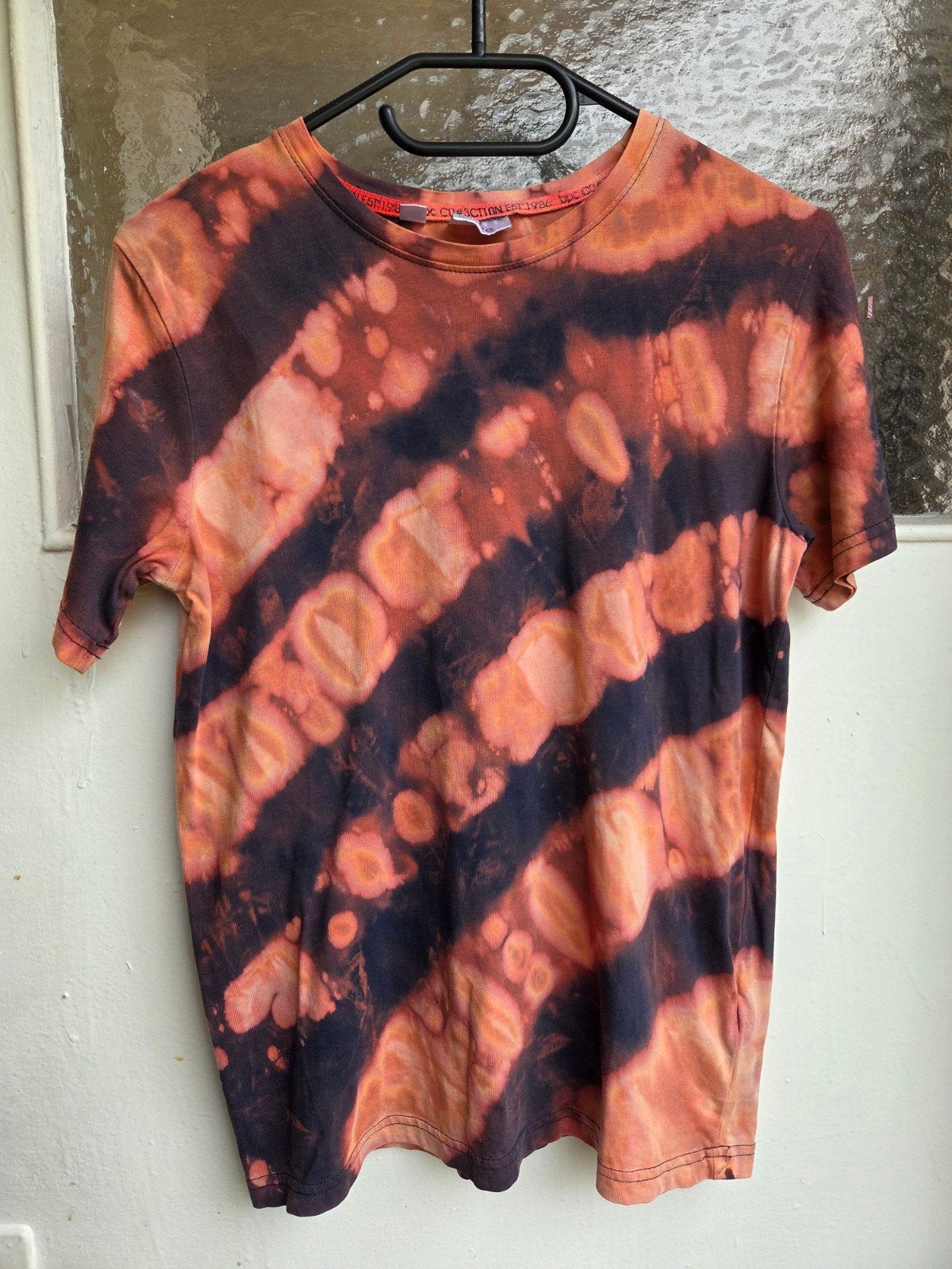 Custom Acid Wash T-Shirt Bleach Tie Dye reworked 152 158, Kinderen en Baby's, BPC, Ophalen of Verzenden, Zo goed als nieuw, Shirt of Longsleeve