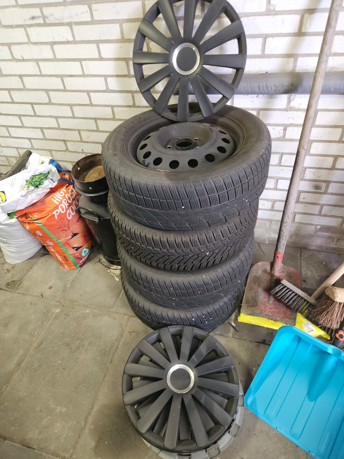 winterbanden stalen velg, Ophalen, 15 inch, Banden en Velgen, Winterbanden