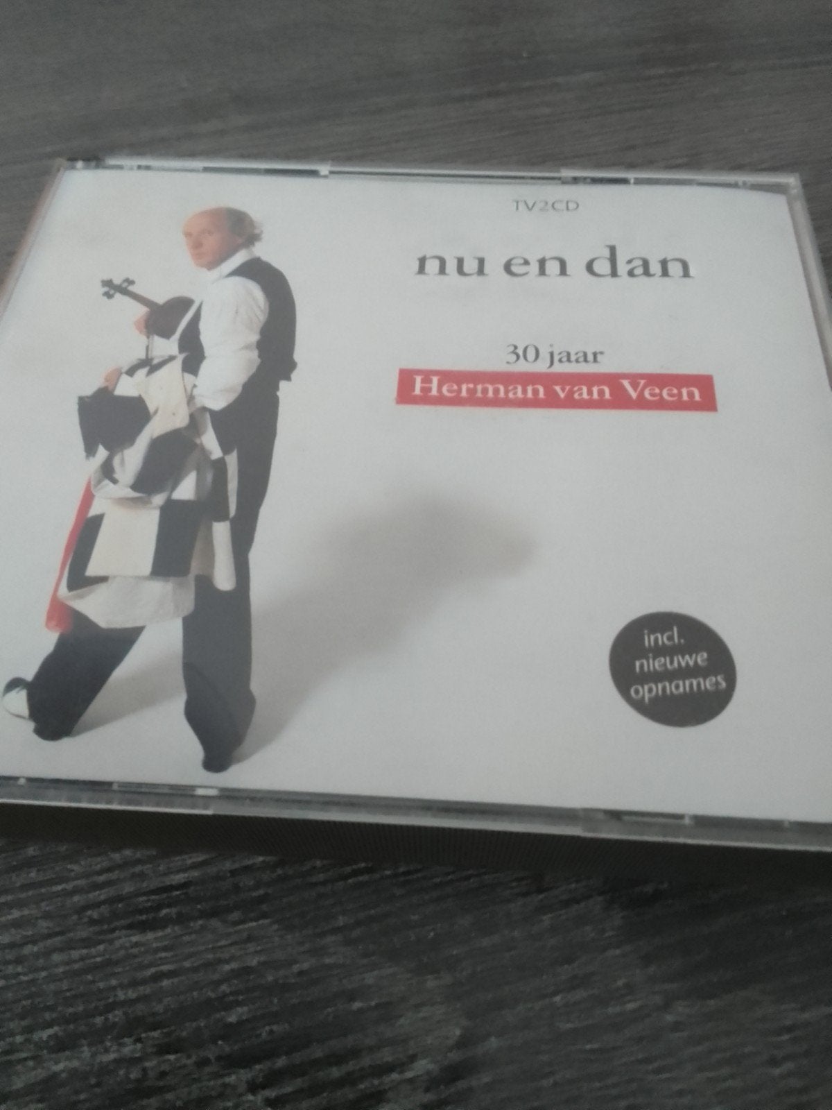 Herman van Veen - Nu en Dan (30 jaar) - Dubbel CD, Ophalen, Gebruikt, Met bonustracks, Cabaret of Kleinkunst