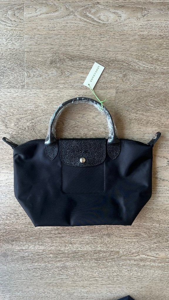 NIEUWE small longchamp tas, Ophalen of Verzenden, Nieuw, Zwart, Handtas