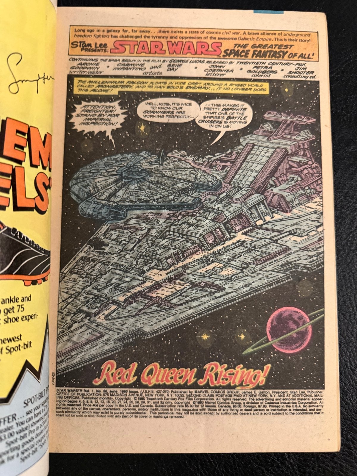 Star Wars Comic #36 - 1e Druk 1980 VF Marvel, Ophalen of Verzenden, Zo goed als nieuw, Boek of Poster