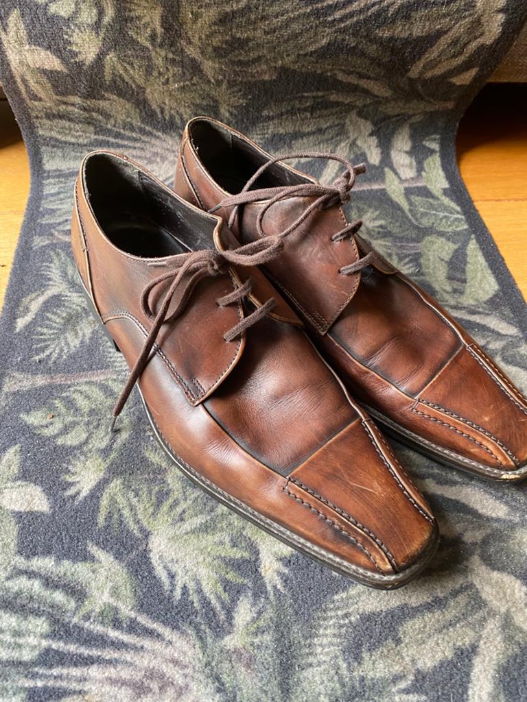 Van Lier schoenen bruin, Kleding | Heren, Schoenen, Ophalen of Verzenden, Zo goed als nieuw, Bruin