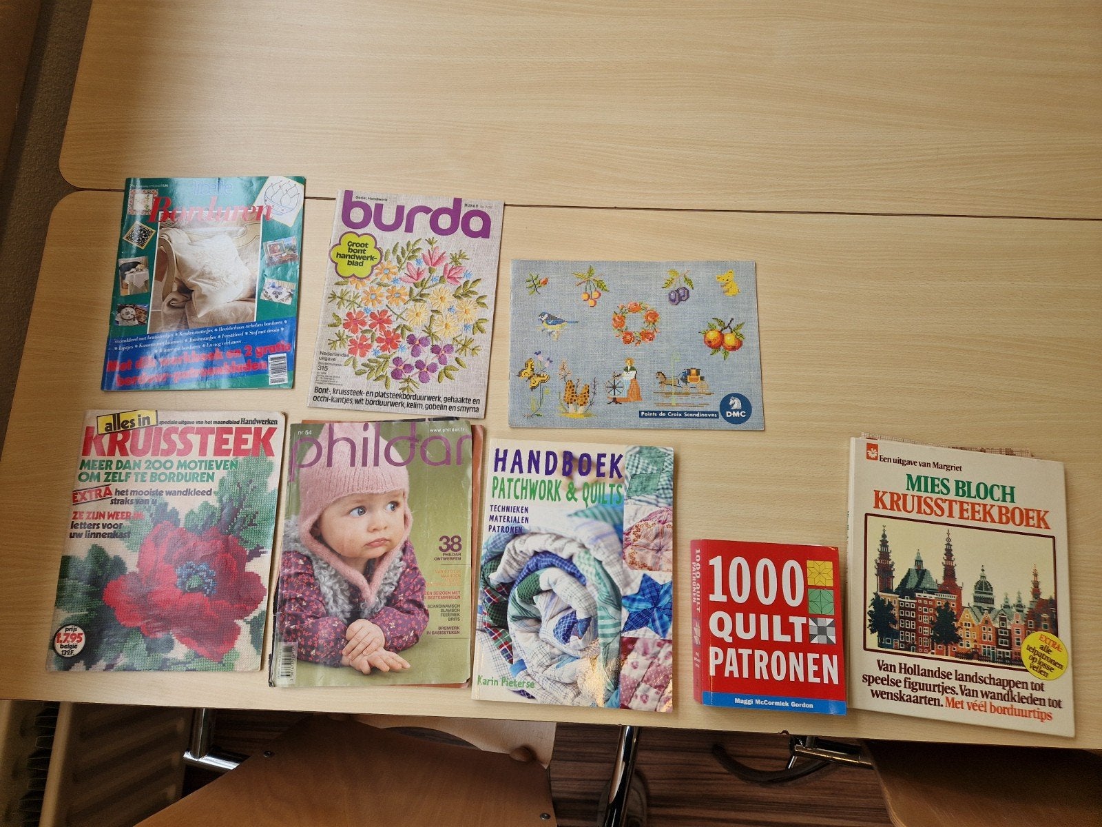 Kruissteek, burda, DMC, quilt,, Ophalen, Gelezen, Overige onderwerpen