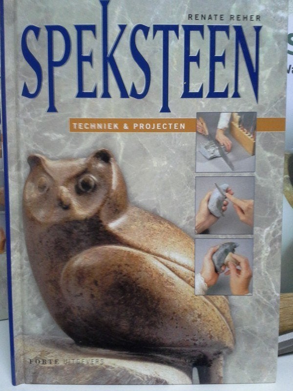 Speksteen technieken en projecten - Renate Reher, Ophalen of Verzenden, Zo goed als nieuw, Tekenen en Schilderen