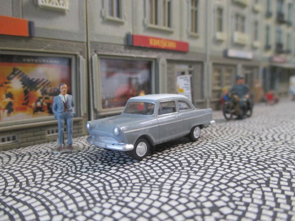 1959-1962 DKW Junior - Herpa Magic grijs met wit dak, Ophalen of Verzenden, Zo goed als nieuw, Auto, Herpa