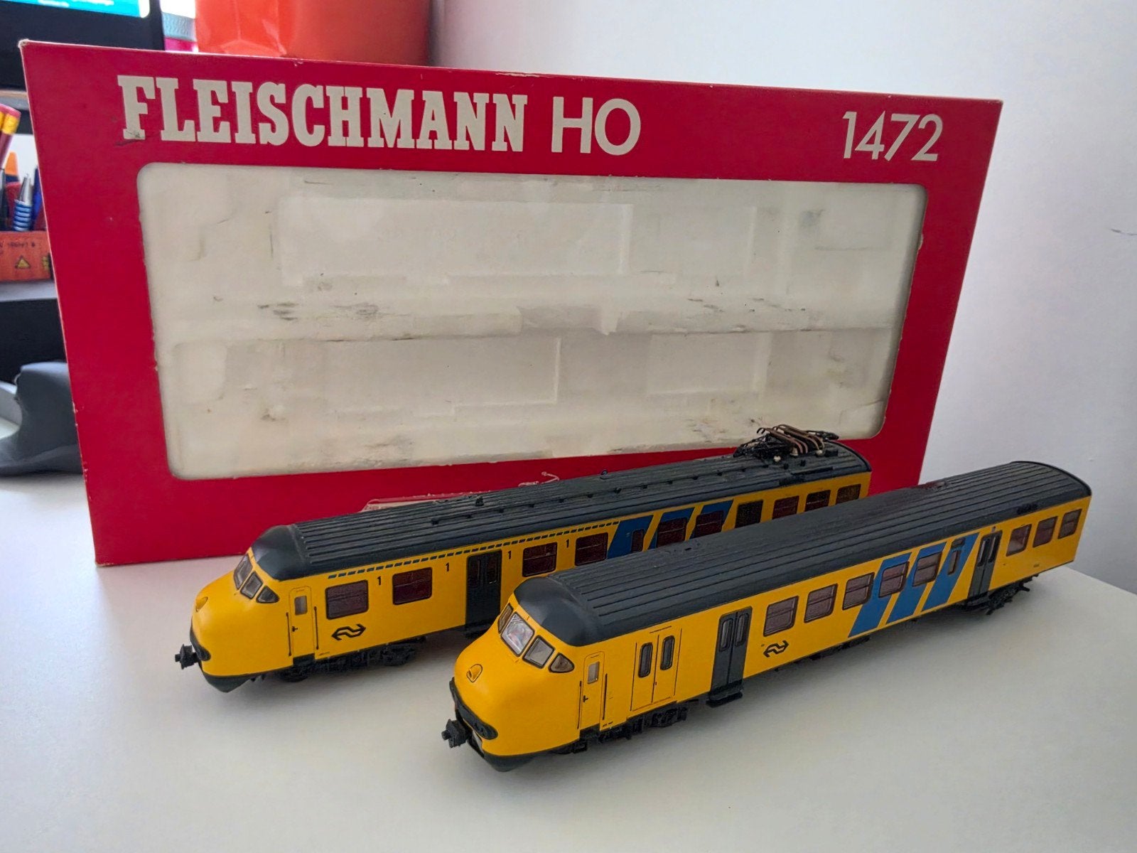 Fleischmann 1472 Mat '64 Plan V NS geel, AC digitaal, Wisselstroom, Treinset, Fleischmann, Ophalen of Verzenden