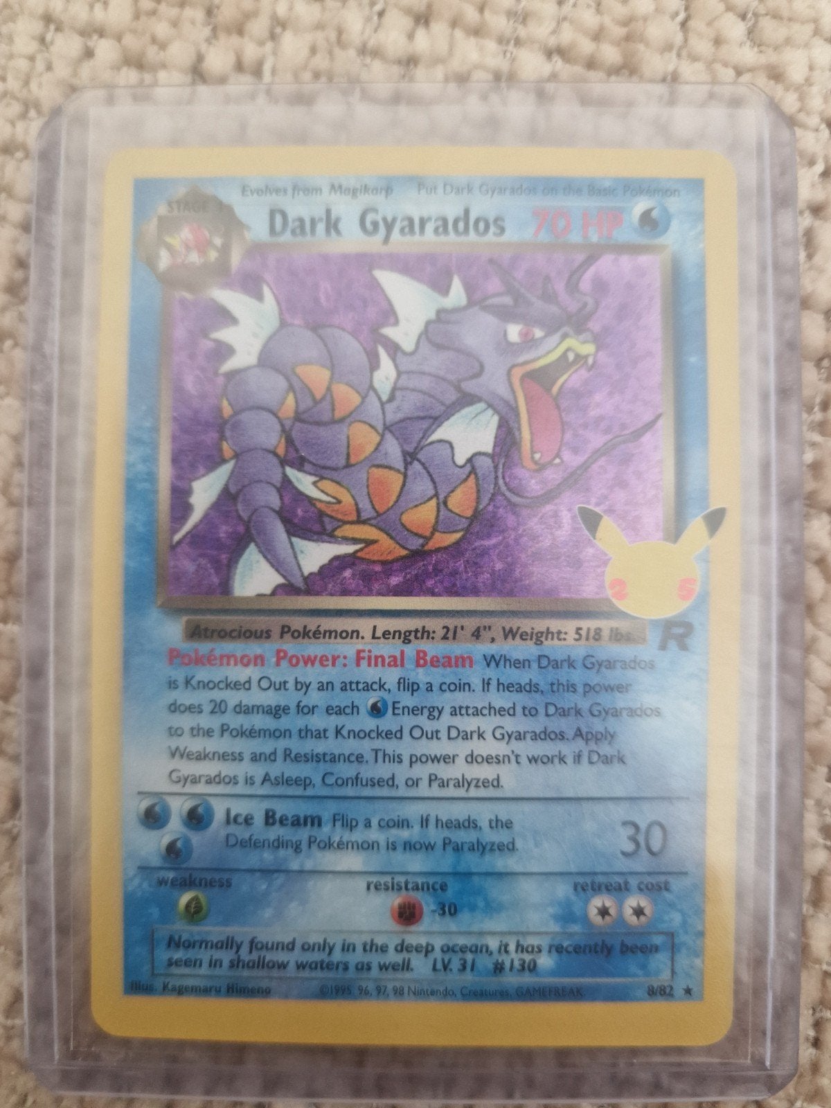 Dark Gyarados Pokémon Kaart (8/82), Hobby en Vrije tijd, Verzamelkaartspellen | Pokémon, Ophalen