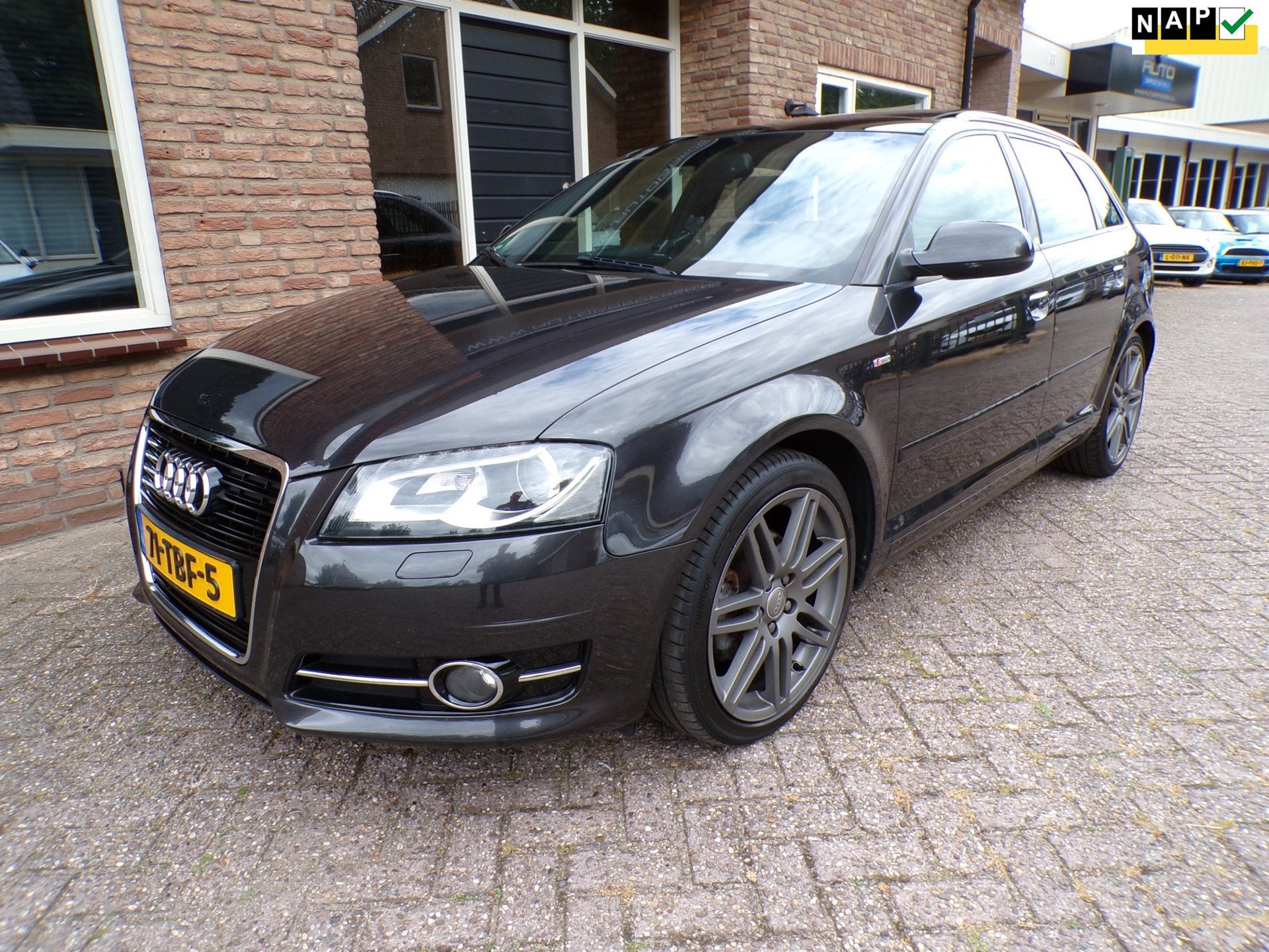 Audi A3 Sportback 1.4 TFSI Ambition Pro Line S Automaat / Pa, Euro 5, 125 pk, Gebruikt, Zwart