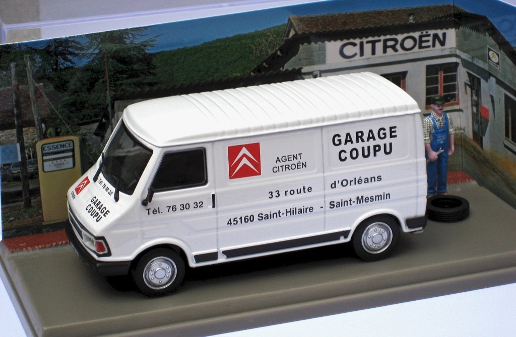 Citroen C 35 serie 2 Garage Citroen Coupu Atlas diorama 1:43, Ophalen of Verzenden, Nieuw, Auto, Overige merken