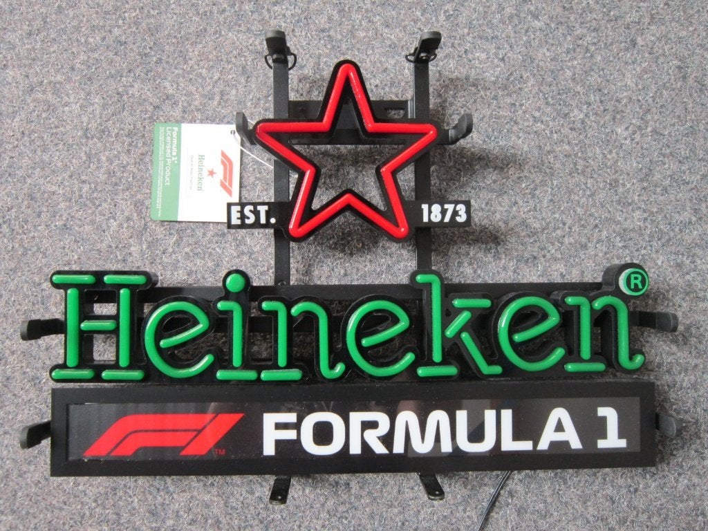 HEINEKEN LED LICHTRECLAME, Verzamelen, Biermerken, Ophalen, Nieuw, Overige typen, Heineken