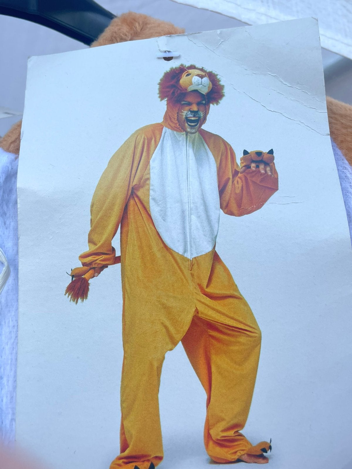 Leeuwenpak onesie, Carnaval, Nieuw, Overige maten, Ophalen of Verzenden