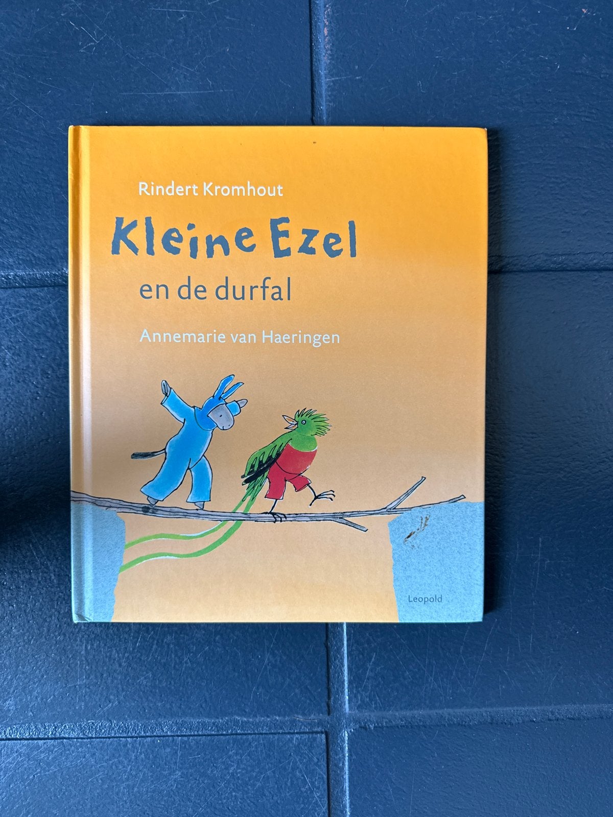 Kleine Ezel en de durfal - Rindert Kromhout, Fictie algemeen, Jongen of Meisje, Ophalen of Verzenden, Zo goed als nieuw